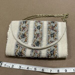 5/$25 vintage Walbaeg beaded evening bag purse
